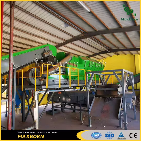 Ligne de tri des déchets ménagers de grande capacité la plus rentable, solution de recyclage Msw, recyclage domestique à vendre
