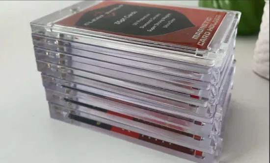 Offre spéciale porte-cartes à collectionner magnétique Ygo présentoir de cartes de jeu Toploaders tactile