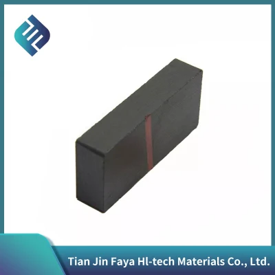 Chine Fabricant industriel permanent personnalisé Y30 ~ Y35 L40 * 25 * 12,5 Chine Gros bloc de ferrite aimant d'injection aimant